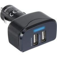 USB charger Car, HGV VOLTCRAFT CPAS-2400/2+ Max. output current 2400 mA 2 x USB