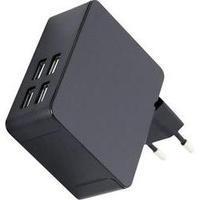 USB charger Mains socket HN Power HNP25-4USB-C Max. output current 5000 mA 4 x USB