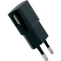 USB charger Mains socket HN Power HNP06-USBV2-BLACK-C Max. output current 1200 mA 1 x USB