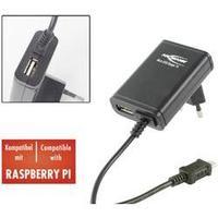 USB charger Mains socket Ansmann 1000-0005-510 Max. output current 1000 mA 2 x USB, Micro USB Raspberry Pi compatibilit