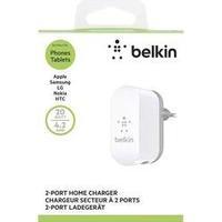 USB charger Mains socket Belkin F8J107vfWHT Max. output current 2100 mA 2 x USB