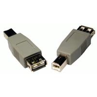 usb 20 gender changer a female b male