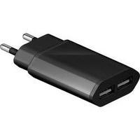USB charger Mains socket Goobay 45689 Max. output current 2100 mA 2 x USB