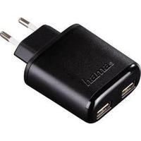 USB charger Mains socket Hama 123539 Max. output current 2400 mA 2 x USB