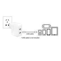 usb charger mains socket logilink pa0094 max output current 3400 ma 2  ...