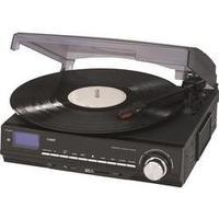 usb turntable reflecta lp usbsd black