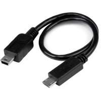 usb otg cable micro usb to mini usb mm 8 in