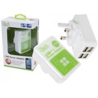 Usb Power Adaptor Charger With 4 Usb Ports