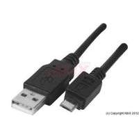 usb 20 a to micro b cord black 3 m