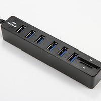 usb30 to 6 port usb 30 hub adapter sd tf card reader for win 7 8 10