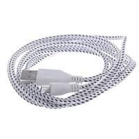usb to micro usb data charging woven mesh nylon cable for samsung htc  ...