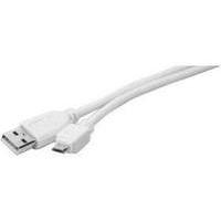 Usb 2.0 A To Micro B Cord White-...