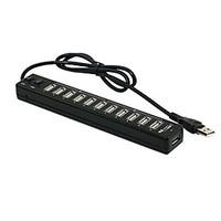 USB 2.0 12 Ports/Interface USB Hub On/Off 480Mbps 2556