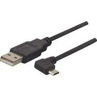 Usb 2.0 A To 5-pin Micro B Angled Cord- 1 M