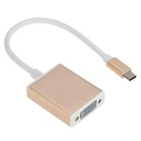 USB 3.1 Type C to VGA Converter Adapter Full HD 1080P Supported for New Macbook Chromebook Pixel Microsoft Lumia 950 / 950XL and Future USB Type C De
