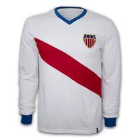 USA WC 1950 Long Sleeve Retro Shirt 100% cotton