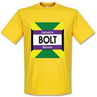 Usain Bolt Winners T-Shirt (Yellow)