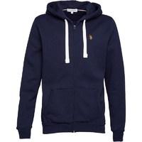 us polo assn mens legend zip through hoody peacoat