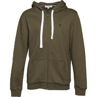 U.S. POLO ASSN. Mens Legend Zip Through Hoody Chive