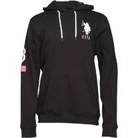 us polo assn mens roark hoody black