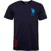 us polo assn mens garrison t shirt peacoat