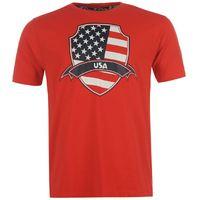 usa 2014 fifa flag tee red