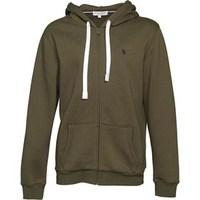 us polo assn mens legend zip through hoody chive