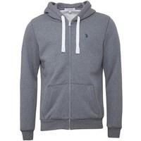 U.S. POLO ASSN. Mens Legend Hoody Dark Grey Marl