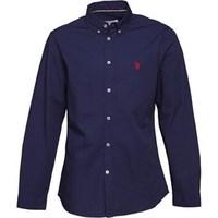 U.S. POLO ASSN. Mens Clara Long Sleeve Shirt Medieval Blue