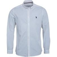 U.S. POLO ASSN. Mens Clara Long Sleeve Shirt Bright White