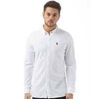 U.S. POLO ASSN. Mens Pontiac Shirt White