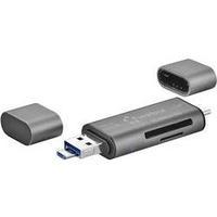 USB smartphone/table card reader Renkforce Dark grey