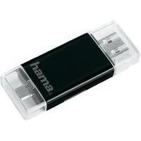 USB smartphone/table card reader Hama USB-2.0-SD/microSD-Kartenleser Schwarz B