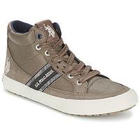 U.S Polo Assn. JEFF men\'s Shoes (High-top Trainers) in brown