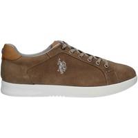 U.S Polo Assn. U.s. polo assn. DYRON4042S7/S1 Sneakers Man Brown men\'s Shoes (Trainers) in brown