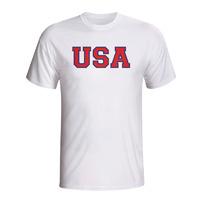 usa country iso t shirt white kids