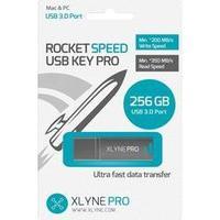 USB stick 256 GB Xlyne Rocket Pro Silver 7925601 USB 3.0