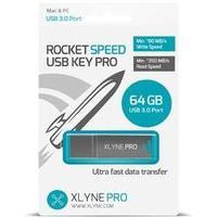 USB stick 64 GB Xlyne Rocket Pro Silver 7964001 USB 3.0