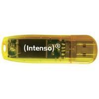 usb stick 64 gb intenso rainbow line orange transparent 3502490 usb 20