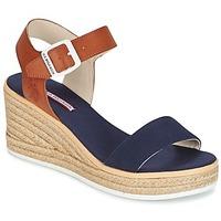 us polo assn niva womens sandals in blue