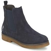 us polo assn margot womens mid boots in blue