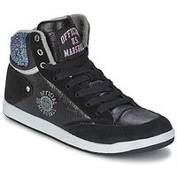 us marshall douna womens shoes high top trainers in black