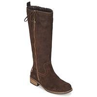 us polo assn jaquiline womens high boots in brown