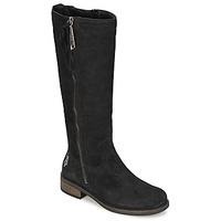 us polo assn jaquiline womens high boots in black