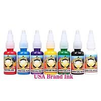 usa imported 7 colors 05 oz immortal tattoo inks pigment color set sup ...