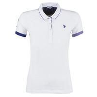 us polo assn sofia womens polo shirt in white