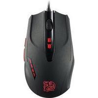 USB gaming mouse Laser TT eSports Black V2 Backlit Black/red