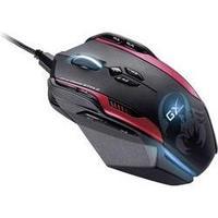 USB gaming mouse Laser Genius Gila Black/red
