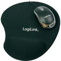 USB mouse Optical LogiLink optical USB Mouse with mouse pad Backlit Black