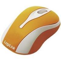 USB mouse Optical LogiLink optical mini-mouse in orange Backlit Orange